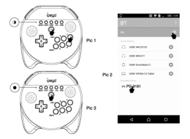 ipega Elvis Wireless Controller PG-9191 - Ios