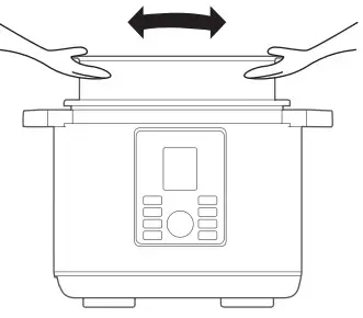 GEEK RoboCook B08KNMTYWS 6-Quart Pressure Cooker -COOKING POT MARKING 3
