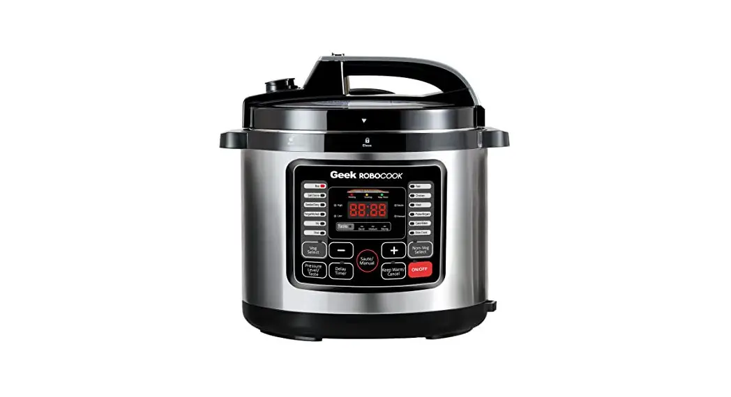 Geek Robocook B08knmtyws 6-quart Pressure Cooker Instruction Manual
