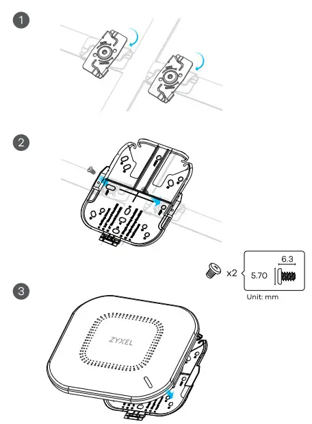 ZYXEL NWA1123-ACv3 NebulaFlex -11