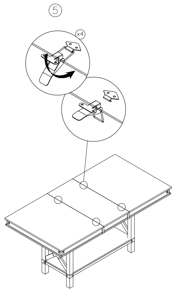 ASHLEY D564 32 Dining Room Collenburg Counter Height Extension Table-fig3