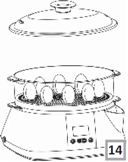 Amica PT 3011 Lunaris Food Steamer 15