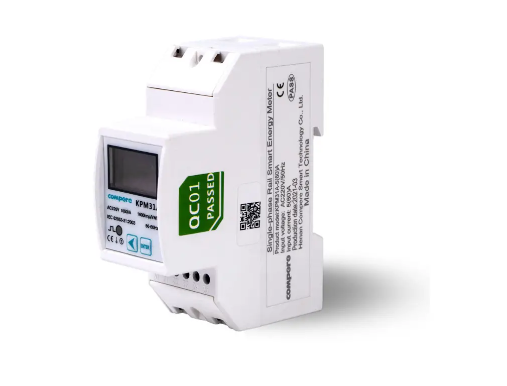 Compor Kpm31 Single Phase Din Rail Energy Meter Instruction Manual