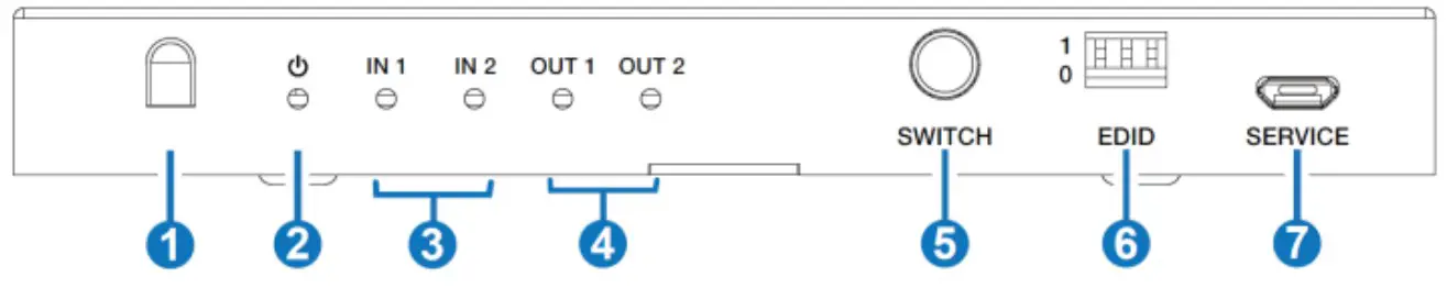 BLACKBIRD 44086 8K Dual Function HDMI Splitter-Switch - fig 1