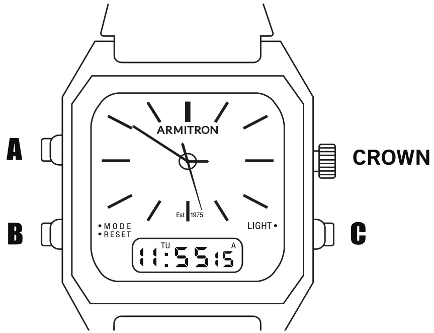 ARMITRON MD07120 Watch Collection