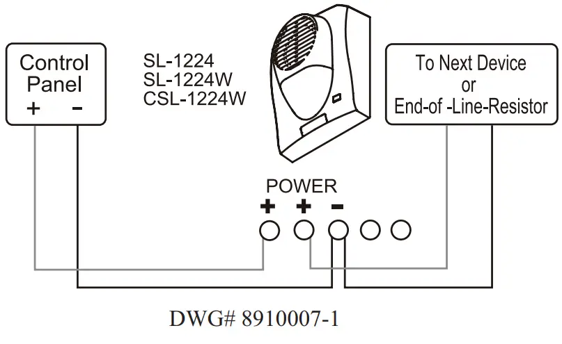 POTTER SL-1224WP Series Wall Mount Weather Proof Select-A-Strobe - fig 2