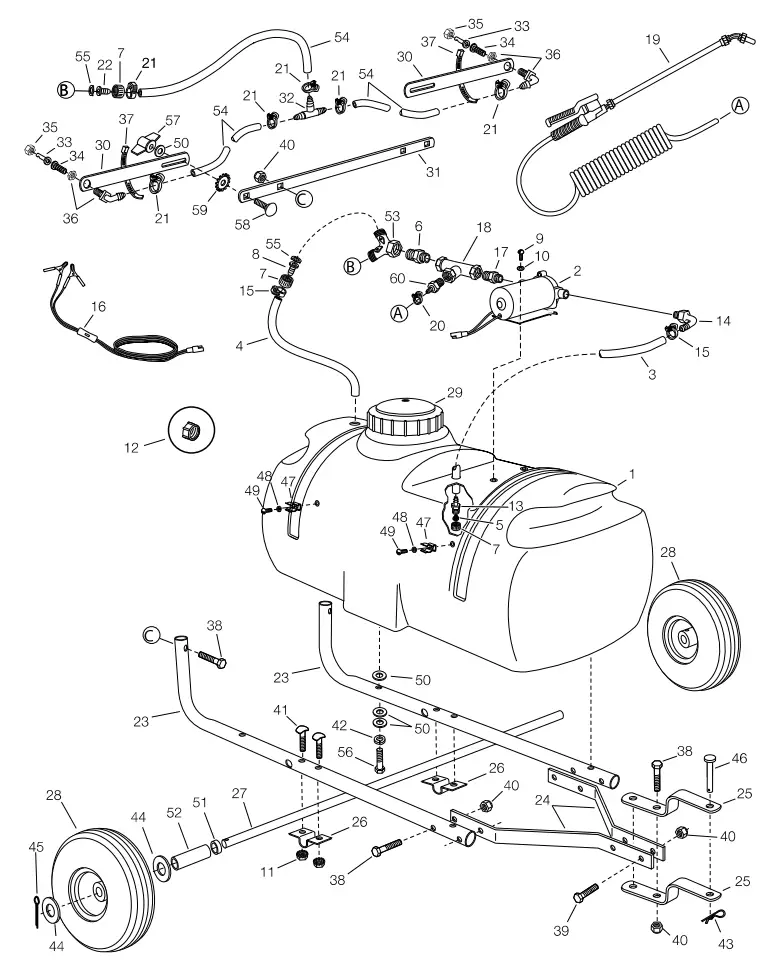 25 Gallon Sprayer Model 45-02934