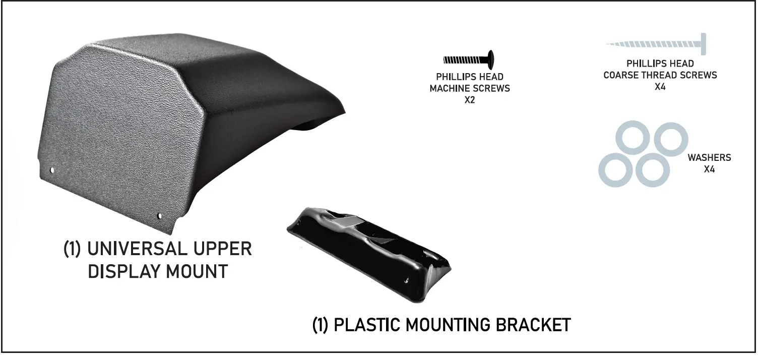 UTV Stereo UTVS-X3-HUMT-UP-UNIV Upper Display Mount 1