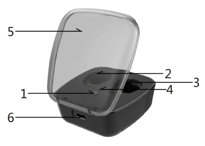 MAGNAVOX MBH530 Wireless Stereo Earphones - Charging Station