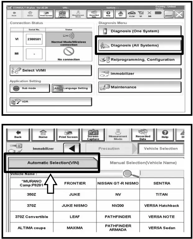 NISSAN T99K1 Virtual Key Kit - Figure 12