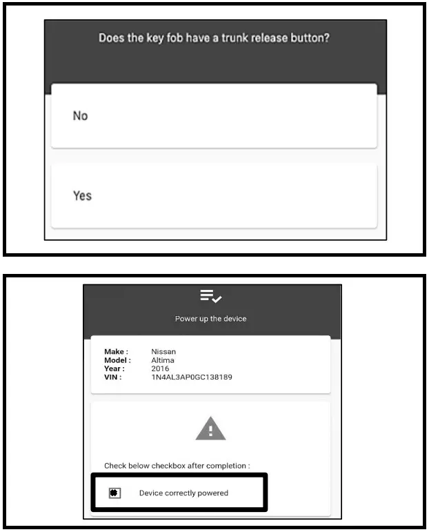 NISSAN T99K1 Virtual Key Kit - Figure 6