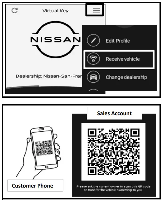 NISSAN T99K1 Virtual Key Kit - TRANSFER VEHICLE 2