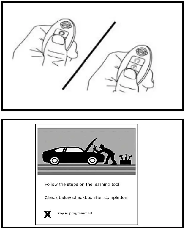 NISSAN T99K1 Virtual Key Kit - Virtual key to Vehicle 5