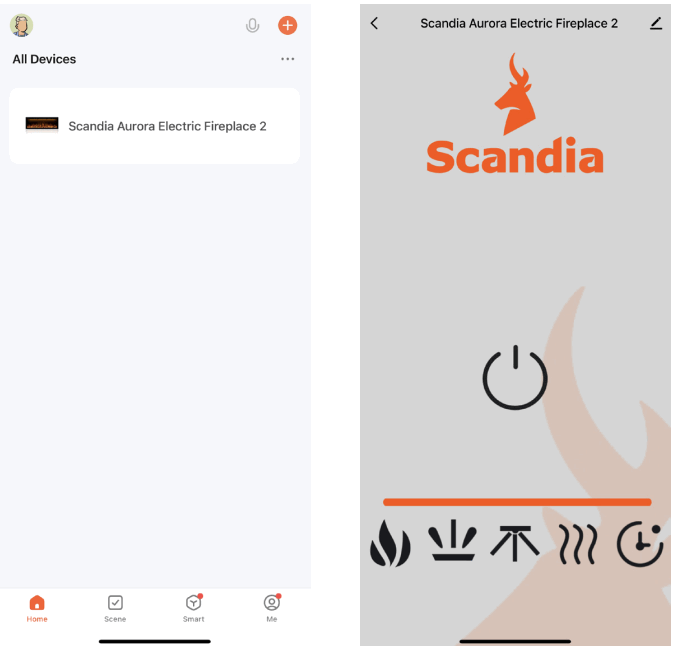 Scandia SG010400165 Aurora Electric Fire - DEVICE SET UP 6