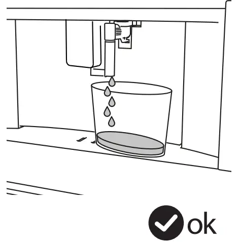 smeg CMS4104S Automatic Built In Coffee Machine - DISPLAYED MESSAGE 4