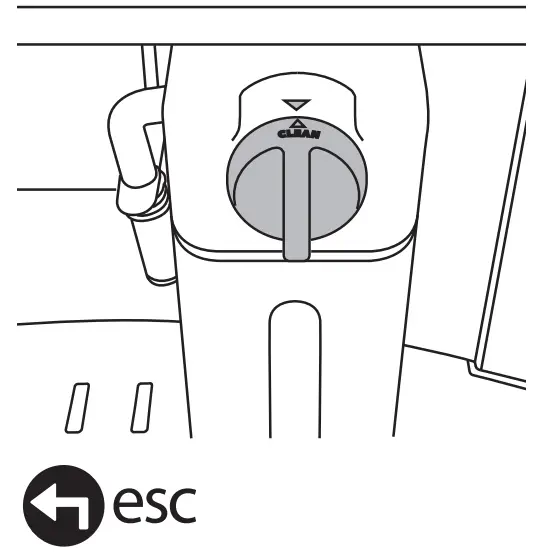 smeg CMS4104S Automatic Built In Coffee Machine - DISPLAYED MESSAGE 6