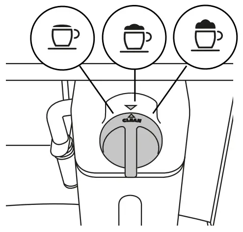 smeg CMS4104S Automatic Built In Coffee Machine - DISPLAYED MESSAGE 7