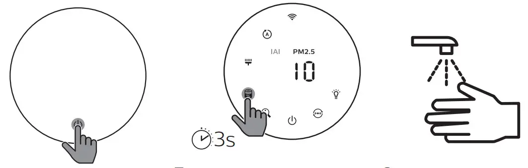 PHILIPS AC2958 Air Purifier- Cleaning the surface 2