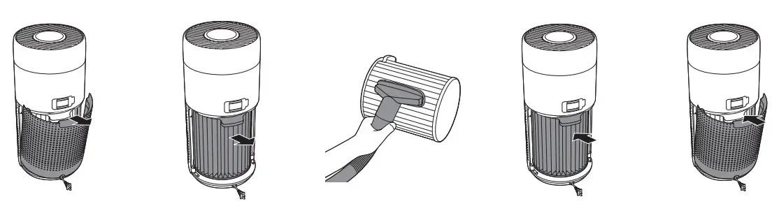 PHILIPS AC2958 Air Purifier- Cleaning the surface