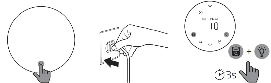 PHILIPS AC2958 Air Purifier- Filter reset