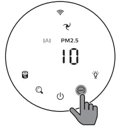 PHILIPS AC2958 Air Purifier- Gentle mode