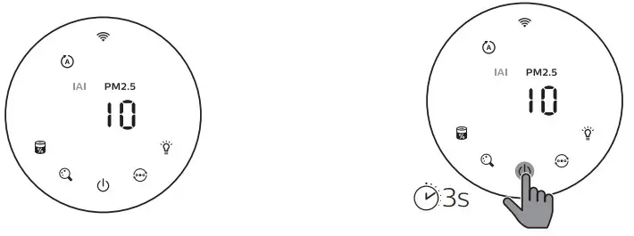 PHILIPS AC2958 Air Purifier- purifier operates