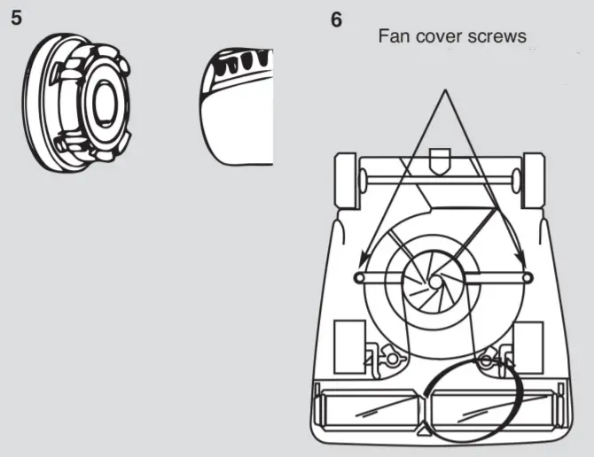 Powr-Flite PF716VC Commercial Upright Vacuum Cleaner -fig b
