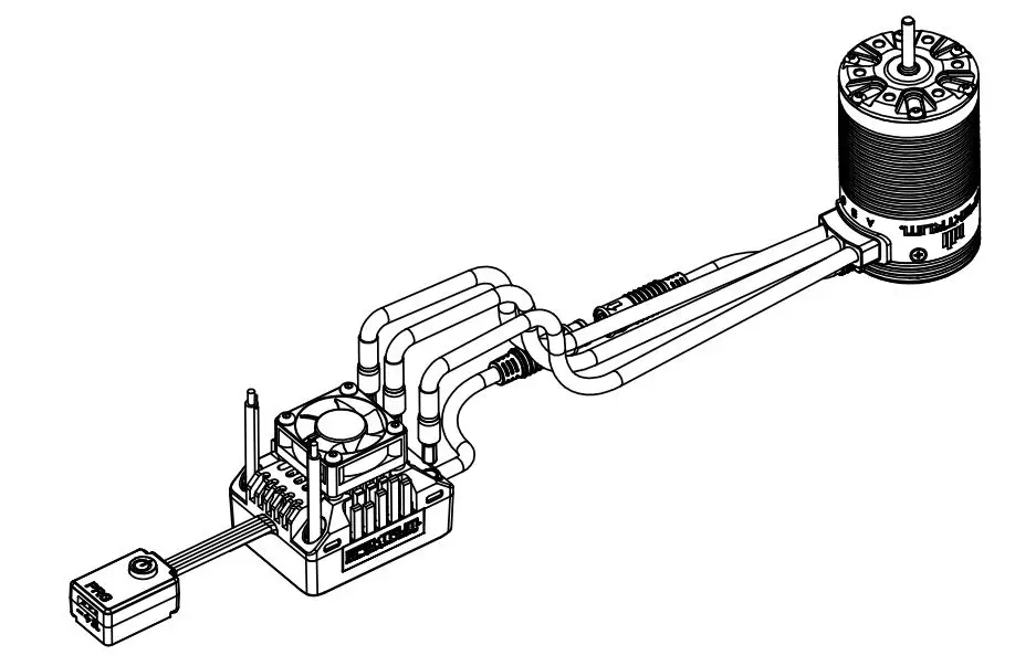 SPEKTRUM SPMXSEMC08 Sensored 1,10th Scale Crawler Smart Power System