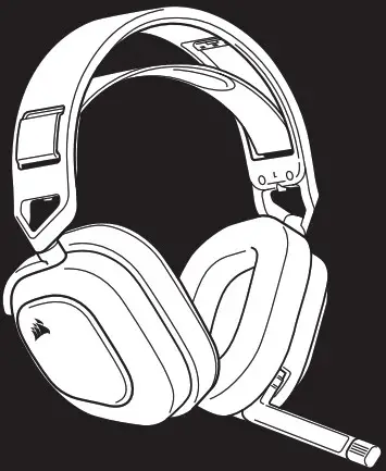 CORSAIR HS80 RGB Wireless Premium Gaming Headset - fig