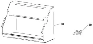 OHIO STEEL 4222V2 22 cu ft Lawn Sweeper--- Insert Top Frame