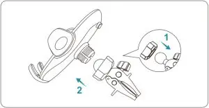 YRU Universal Car Phone Holder - Socket