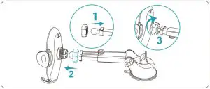 YRU Universal Car Phone Holder - bell joent