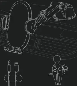 YRU Universal Car Phone Holder - fig1