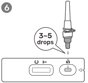 FORA TD 4531A COVID 19 Antigen Rapid Test - Add 3~5 drops