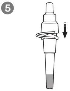 FORA TD 4531A COVID 19 Antigen Rapid Test - Press the attached cap