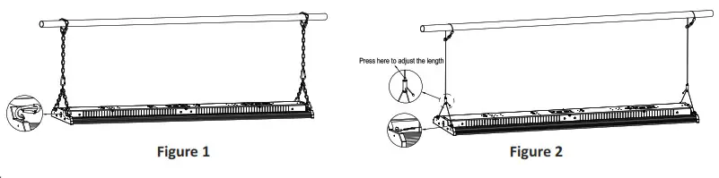JADEMAR JLHB-CPS CCT Power Selectable LED Linear High Bay- Figure 1