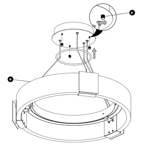 artika PDT CD CR LED Pendant Light- FINAL INSTALLATION