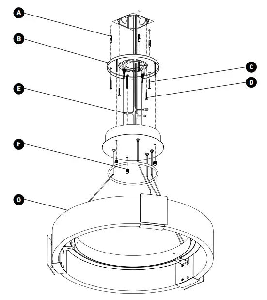artika PDT CD CR LED Pendant Light- INSTALLATION