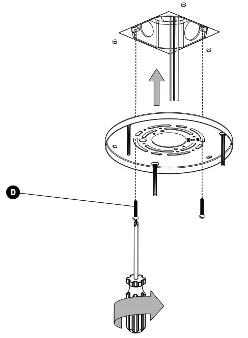 artika PDT CD CR LED Pendant Light- MOUNTING BRACKET 5
