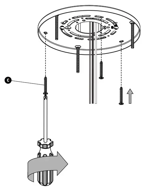 artika PDT CD CR LED Pendant Light- MOUNTING BRACKET 6