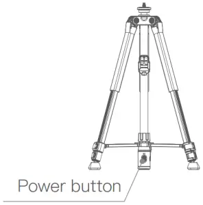 Power On/Off of the tripod