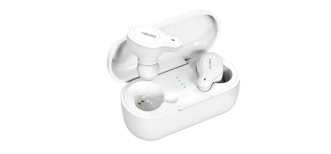 Miuono T1 True Wireless Stereo Earbuds With Charging Case User Manual