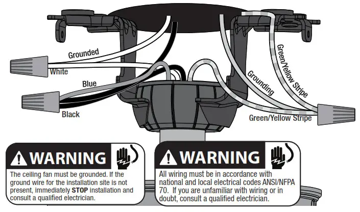Hunter 50887 New Bronze Swanson Ceiling Fan - Single switch