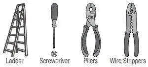 Hunter 50887 New Bronze Swanson Ceiling Fan - tools