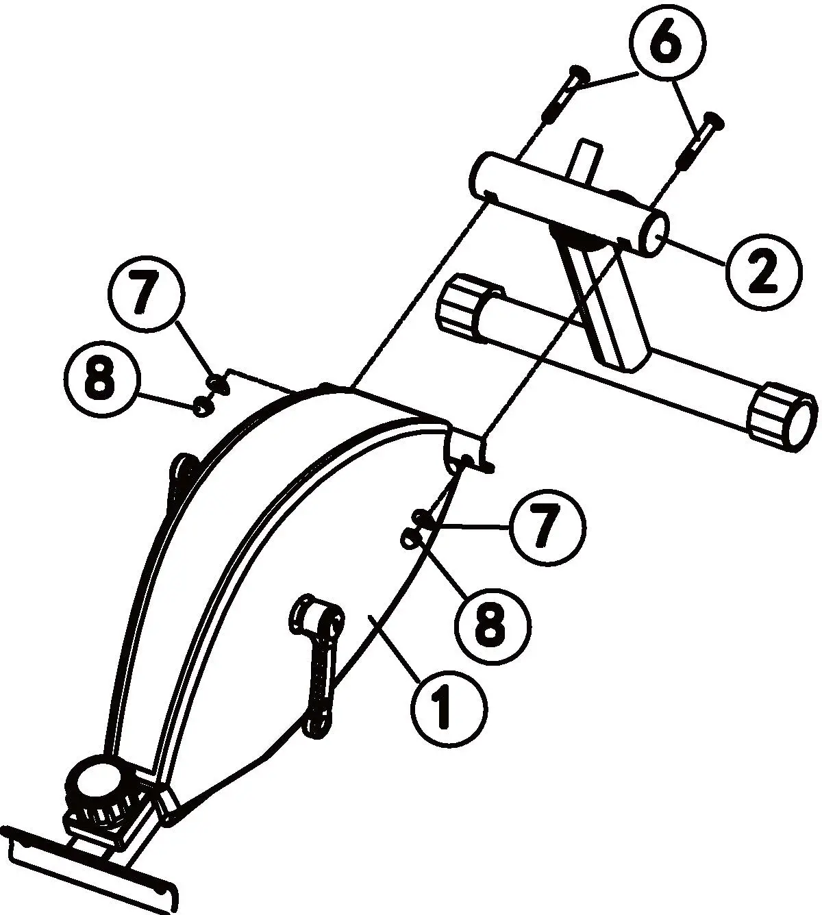 COSTWAY SP37617 Magnetic Elliptical Machine User 2