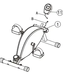 COSTWAY SP37617 Magnetic Elliptical Machine UserFig5