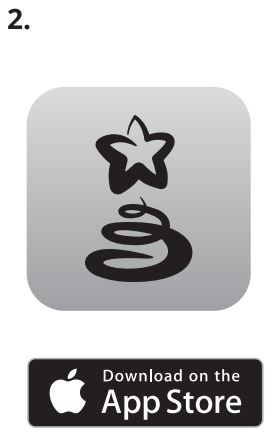 Evergreen TG76P4B14P00 Twinkly Tree Instructions - App Store Logo