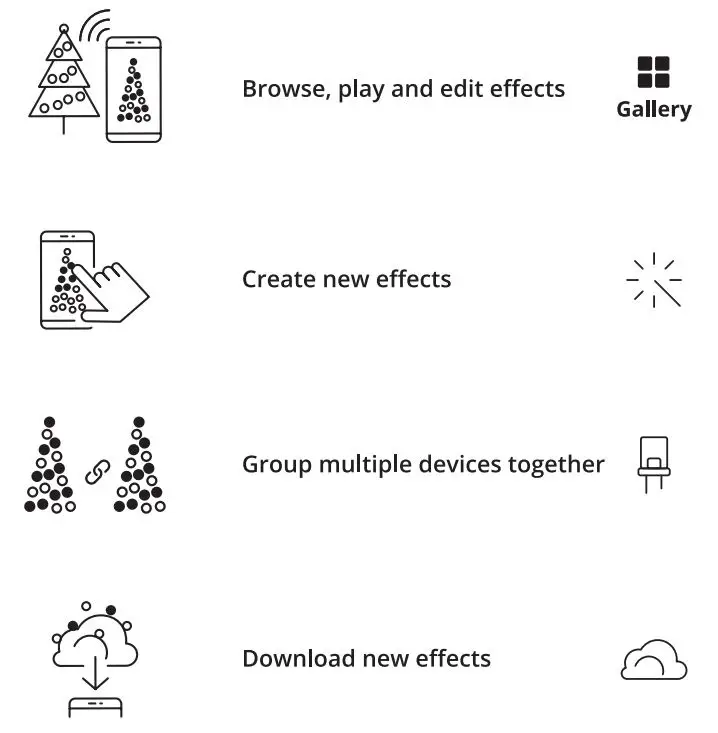 Evergreen TG76P4B14P00 Twinkly Tree Instructions - Online manual