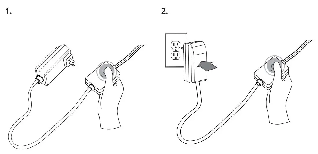 Evergreen TG76P4B14P00 Twinkly Tree Instructions - Reset Twinkly