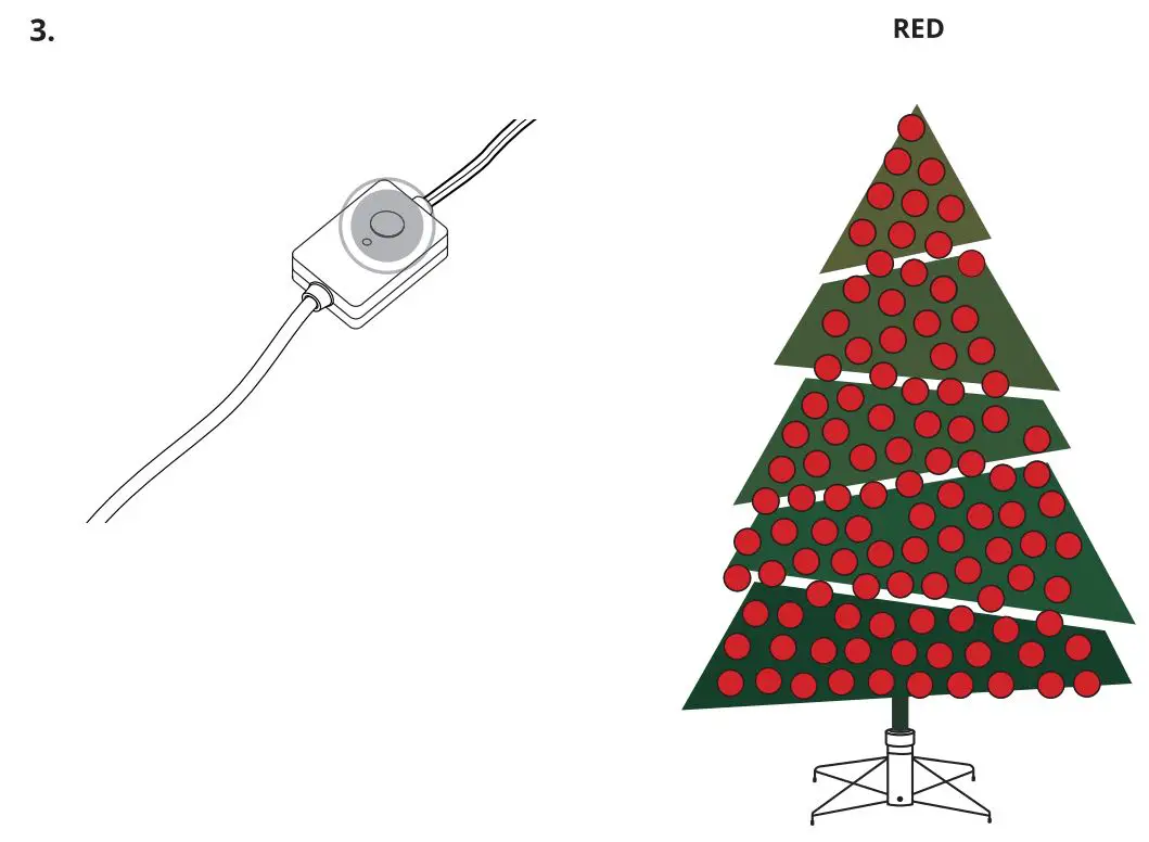 Evergreen TG76P4B14P00 Twinkly Tree Instructions - Reset Twinkly